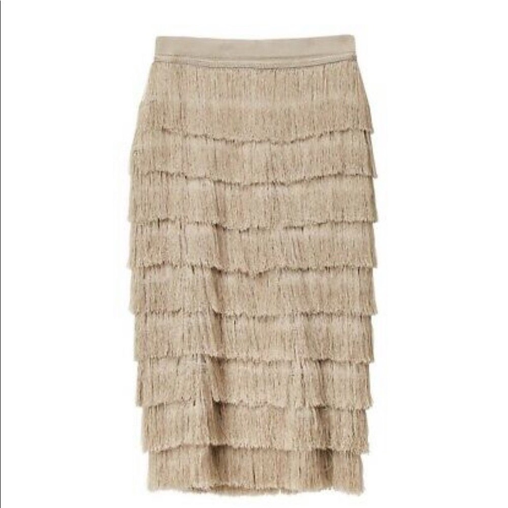 H&M Trend Rare Fringe Pencil Skirt